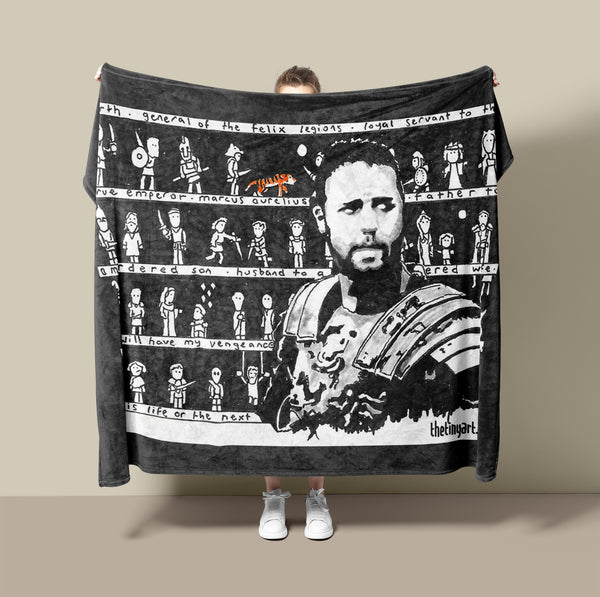 Gladiator Fleece Blanket