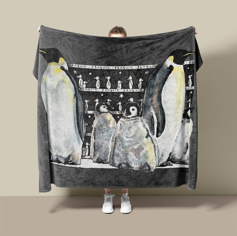 Penguin Fleece Blanket