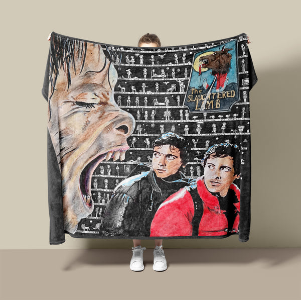 Werewolf Fleece Blanket