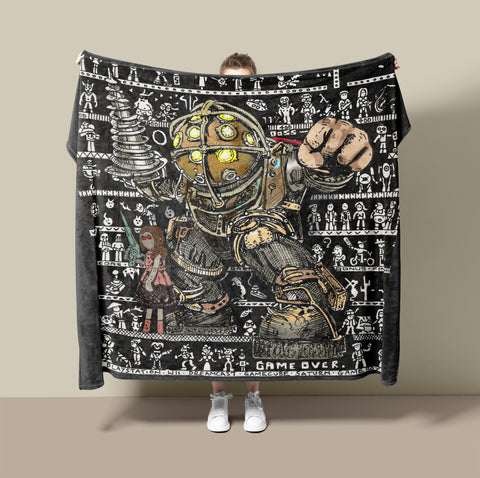 Bioshock Fleece Blanket