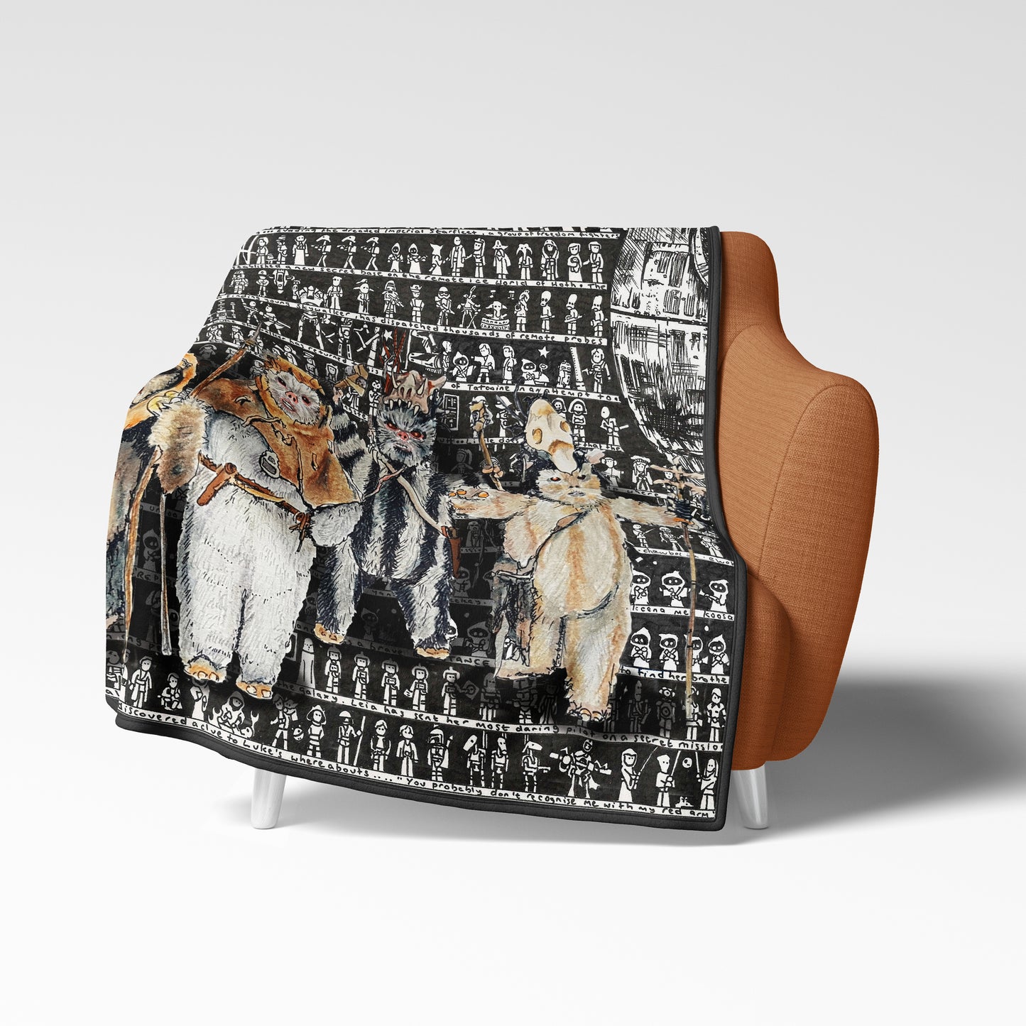 Ewok Fleece Blanket