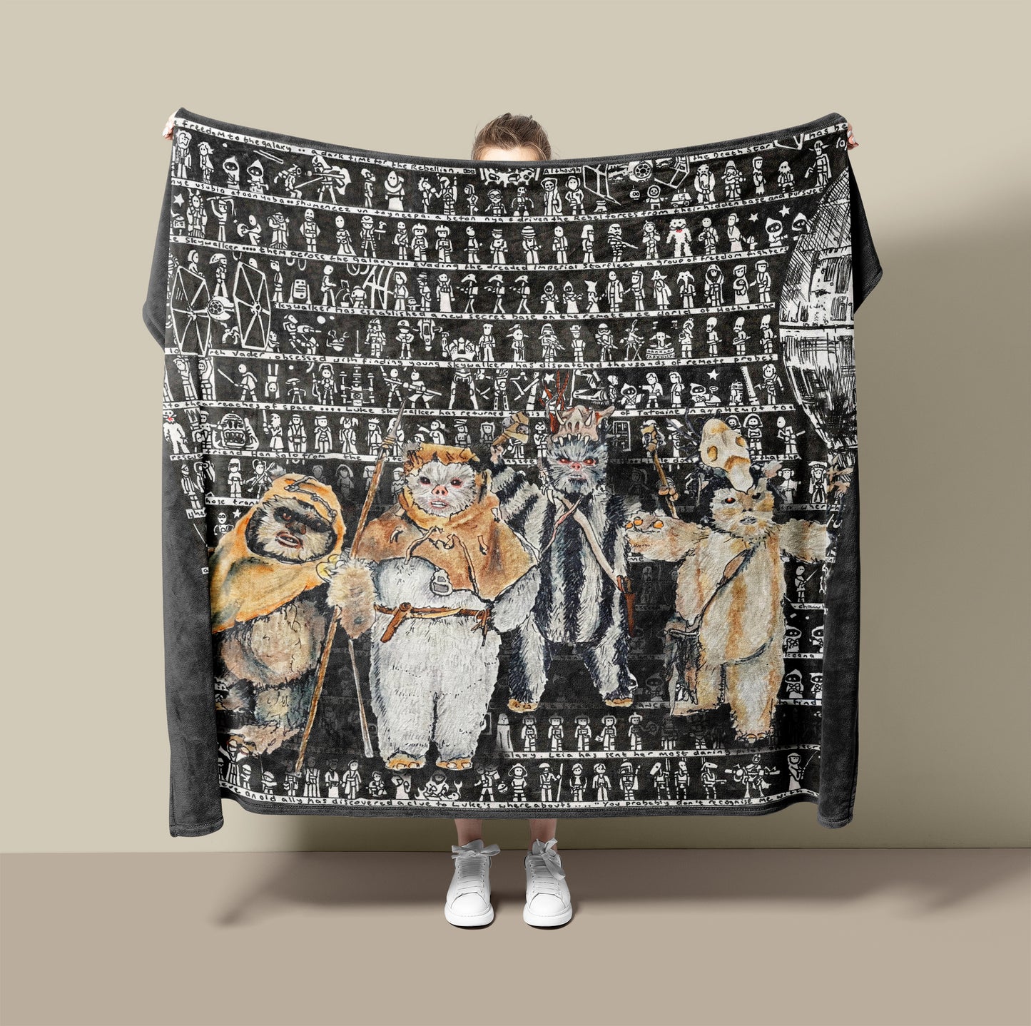 Ewok Fleece Blanket