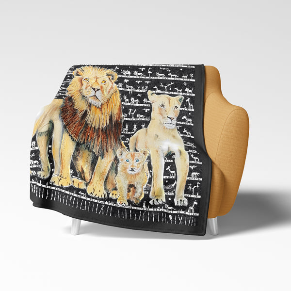 Lion Fleece Blanket