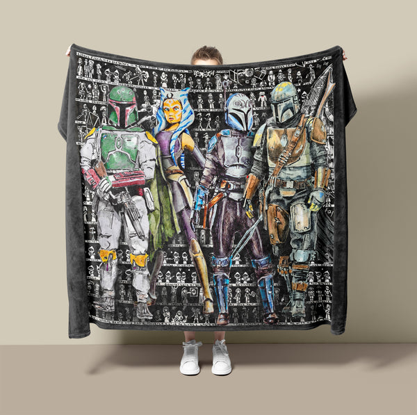 SW Heroes Fleece Blanket