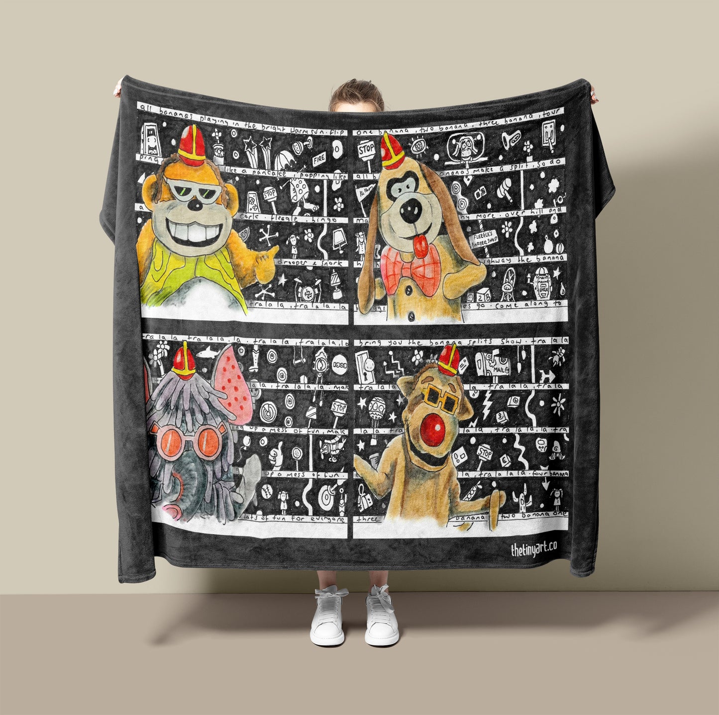 Banana Fleece Blanket