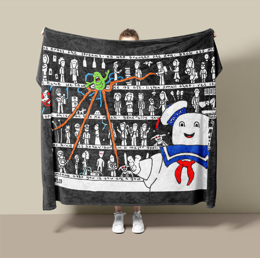 Ghost Hunters Fleece Blanket