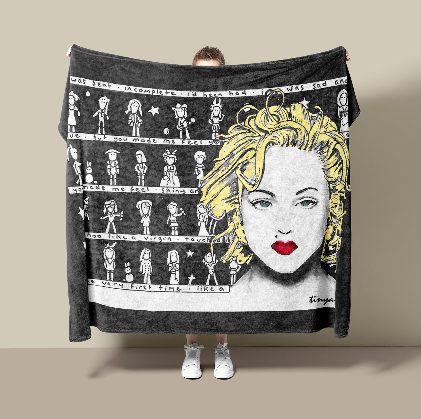 Madonna Fleece Blanket