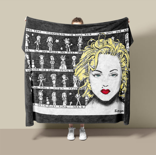 Madonna Fleece Blanket