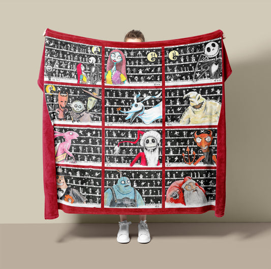 Red NBC Fleece Blanket