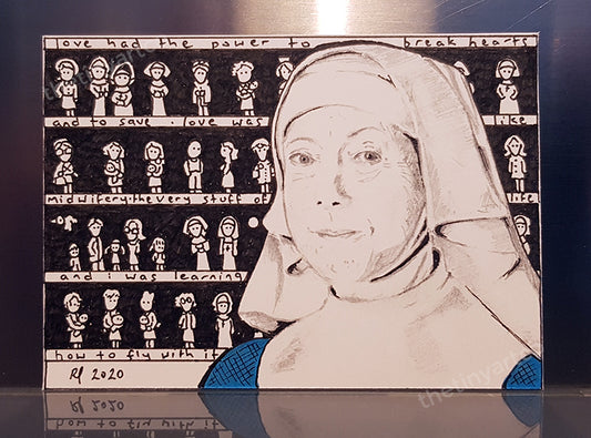 Call the Midwife Original ACEO - The Tiny Art Co