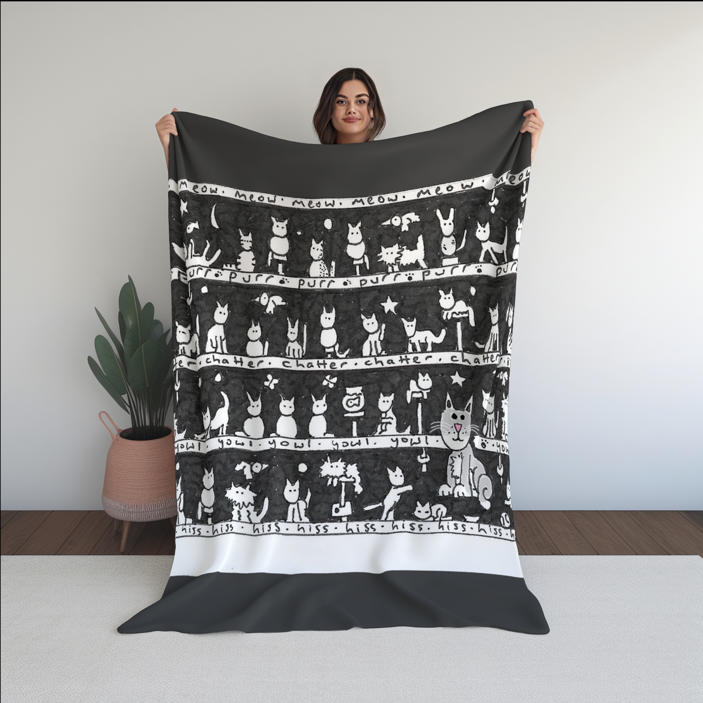 NEW - Cat Classic Fleece Blanket