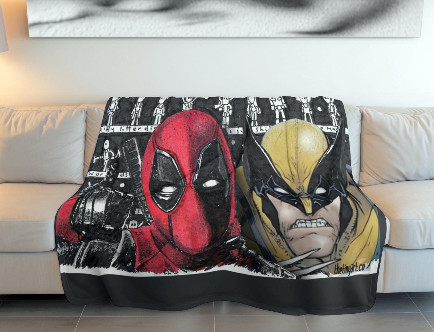 Dead Wolve Fleece Blanket