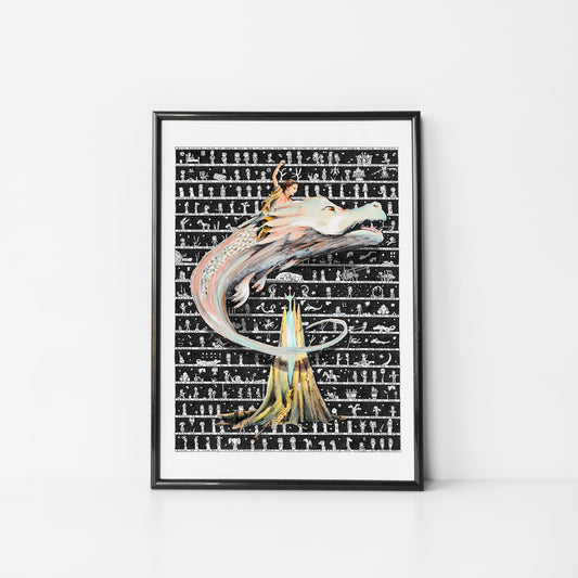 Flying Dog Standard Print
