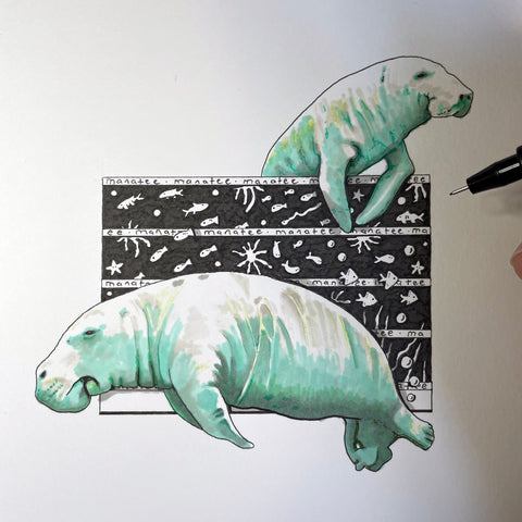 Manatee Original Art