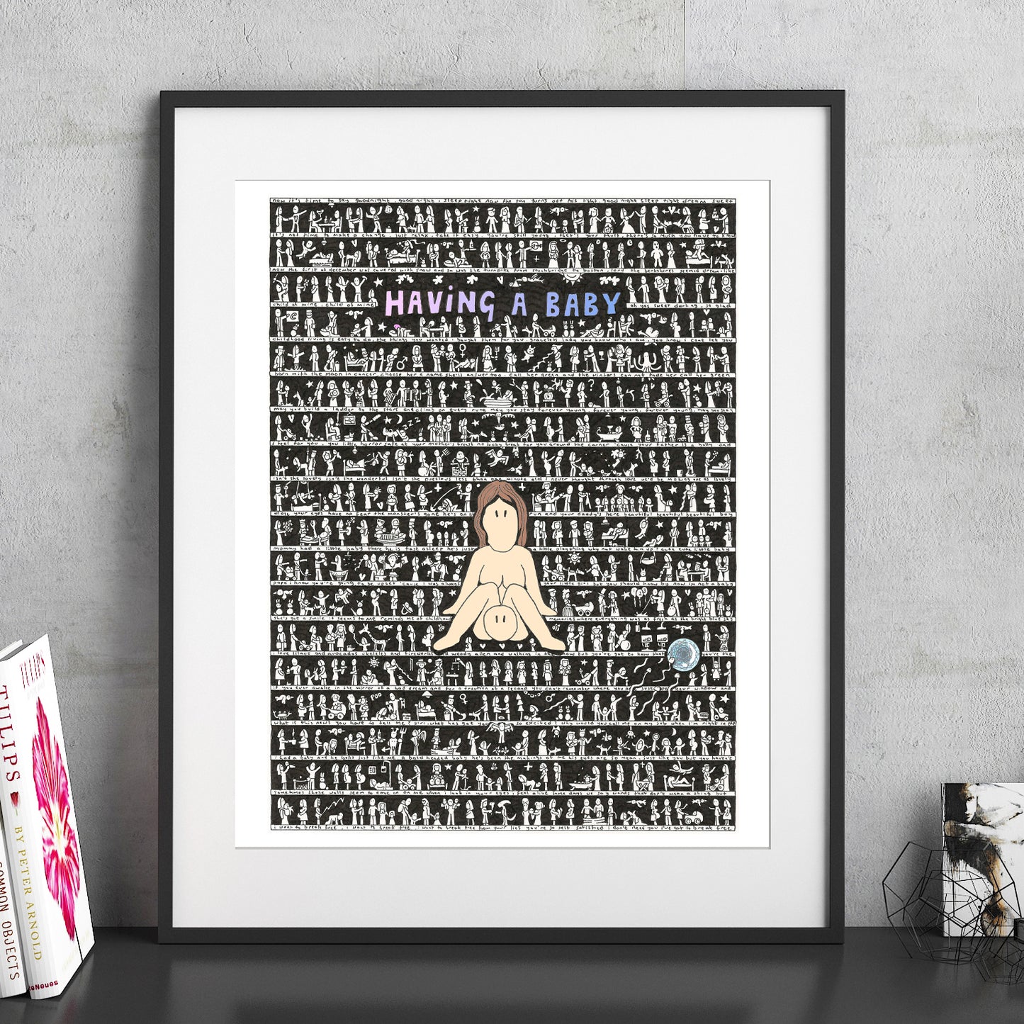 Having a Baby Hardcore 6/50 - The Tiny Art Co