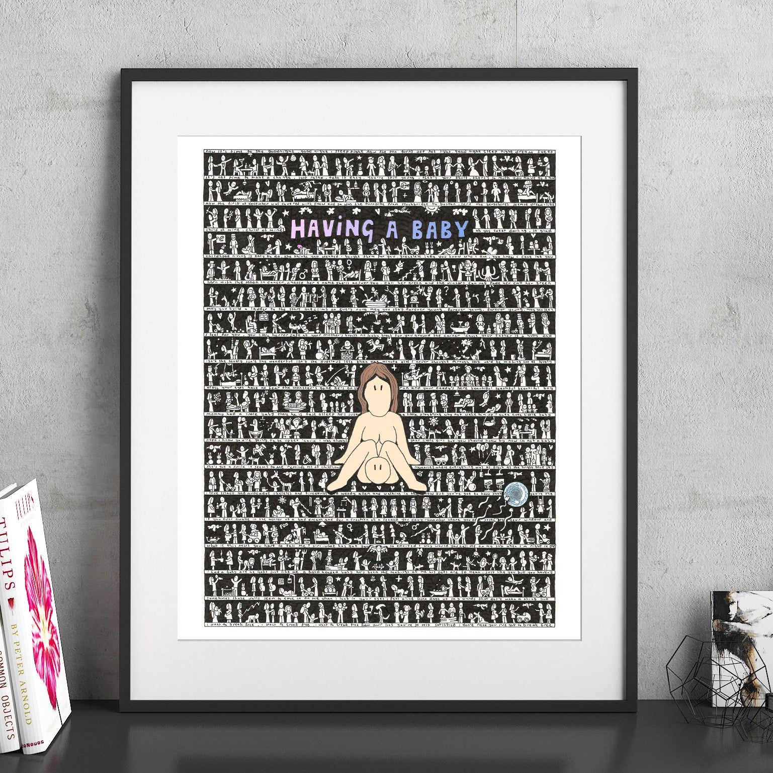 Having a Baby Hardcore 6/50 - The Tiny Art Co