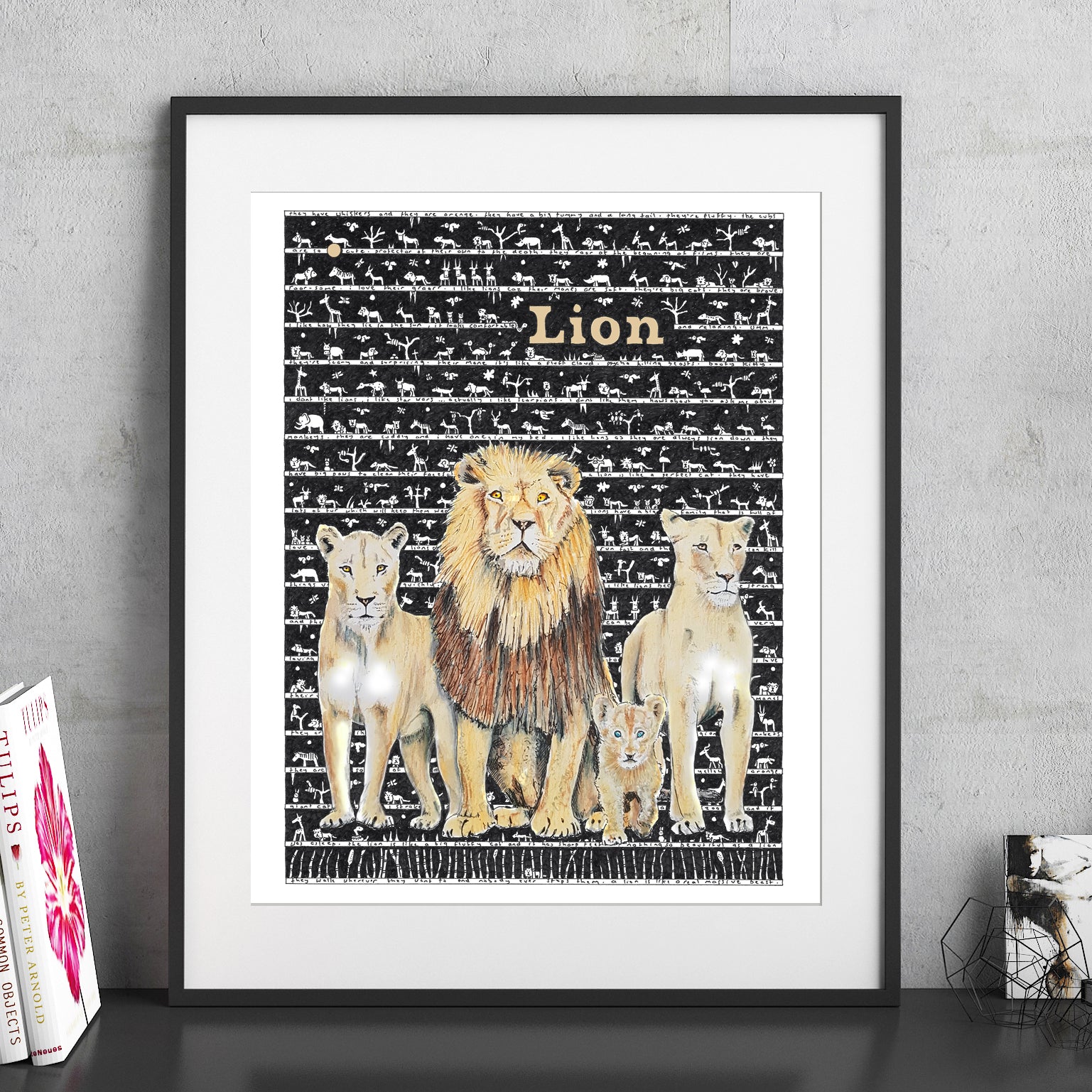 Lion 7/50 - The Tiny Art Co
