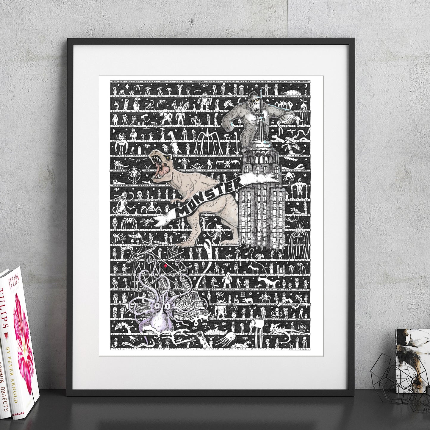 Monster Fine Art Print - The Tiny Art Co