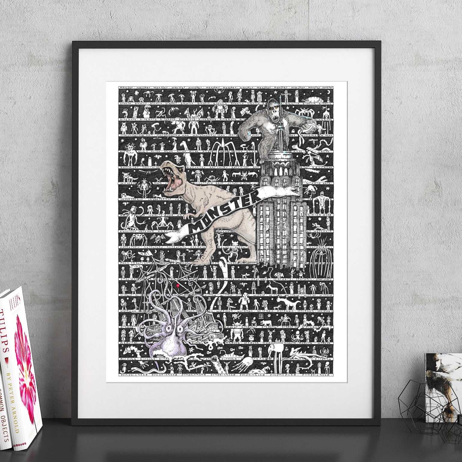 Monster Fine Art Print - The Tiny Art Co