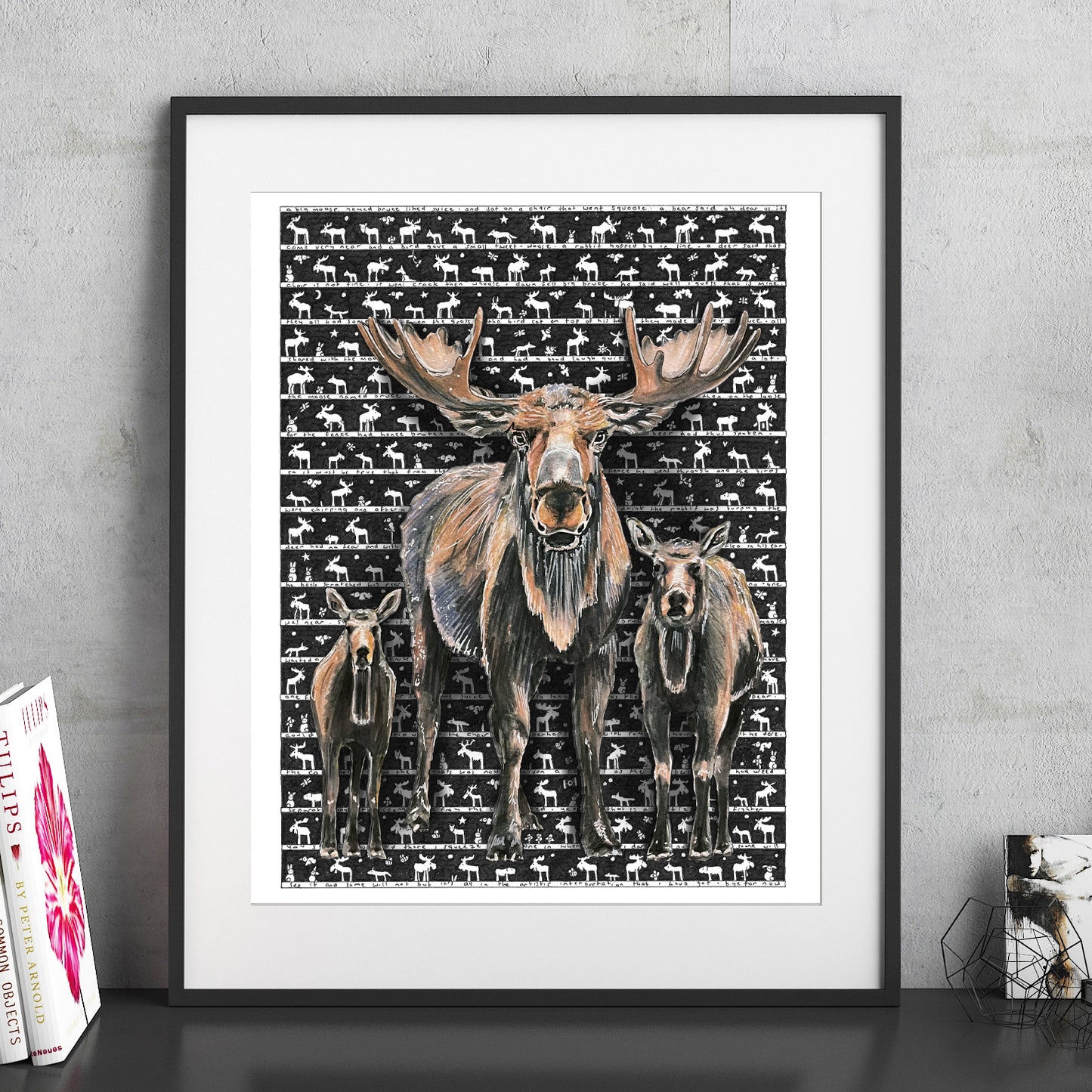 Moose Fine Art Print - The Tiny Art Co