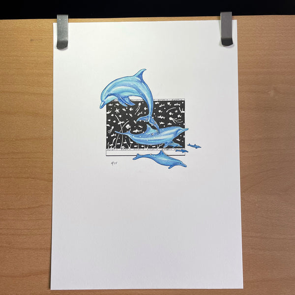 Dolphin Original Art