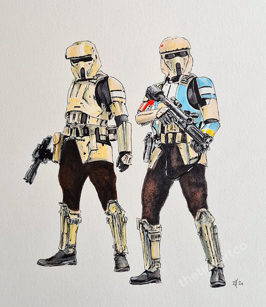 Shore Thing Original Art - The Tiny Art Co