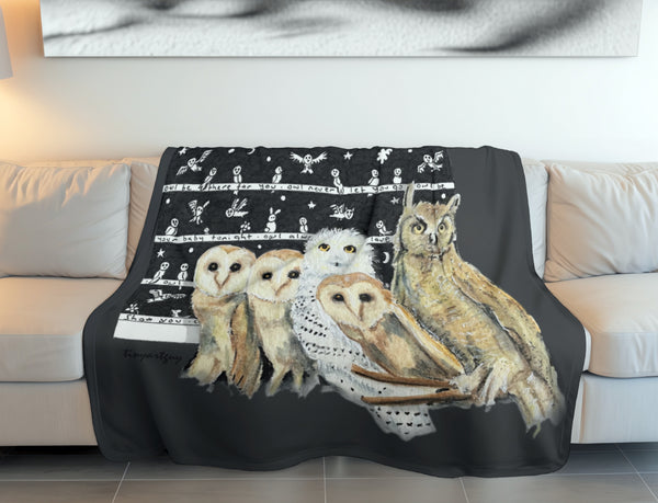 Owls Fleece Blanket