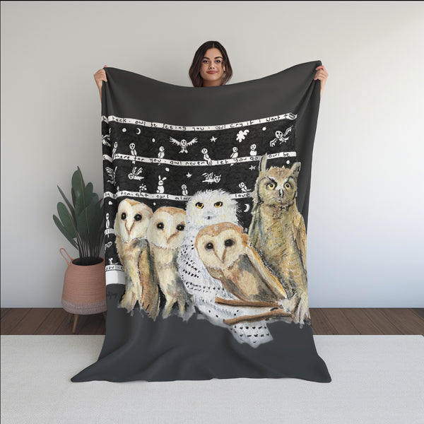 Owls Fleece Blanket