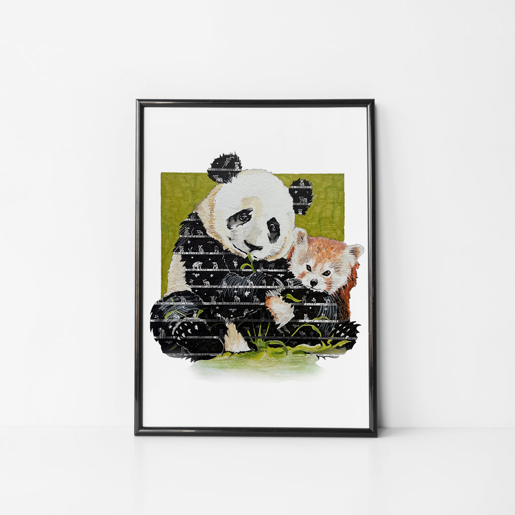 Panda Standard Print – Tiny Art Guy