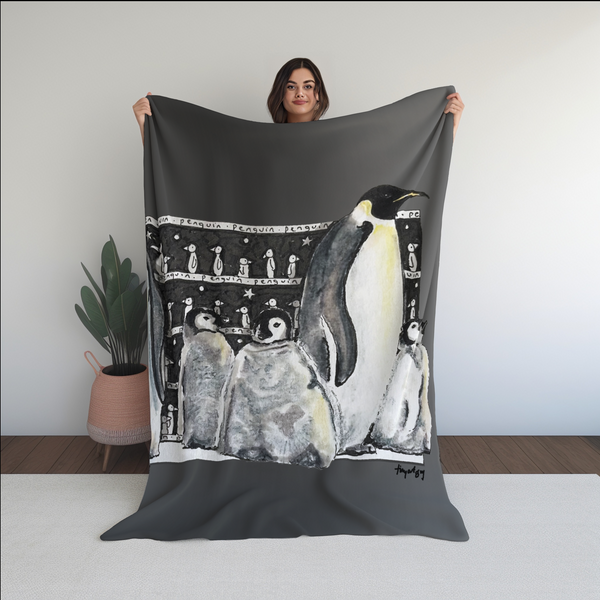 Penguin Fleece Blanket