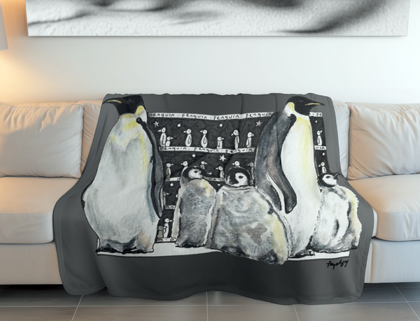 Penguin Fleece Blanket