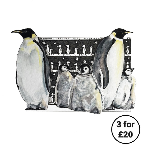 Penguin Square Print