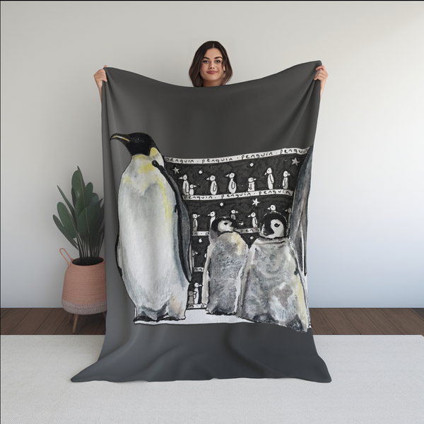 Penguin Fleece Blanket