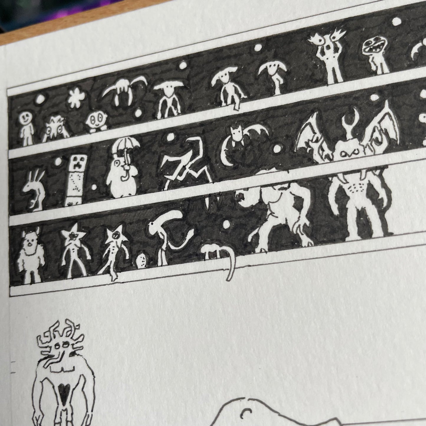 Monster Fine Art Print - The Tiny Art Co