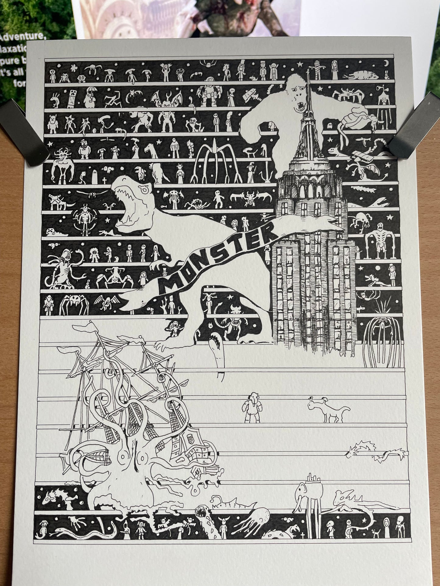 Monster Fine Art Print - The Tiny Art Co