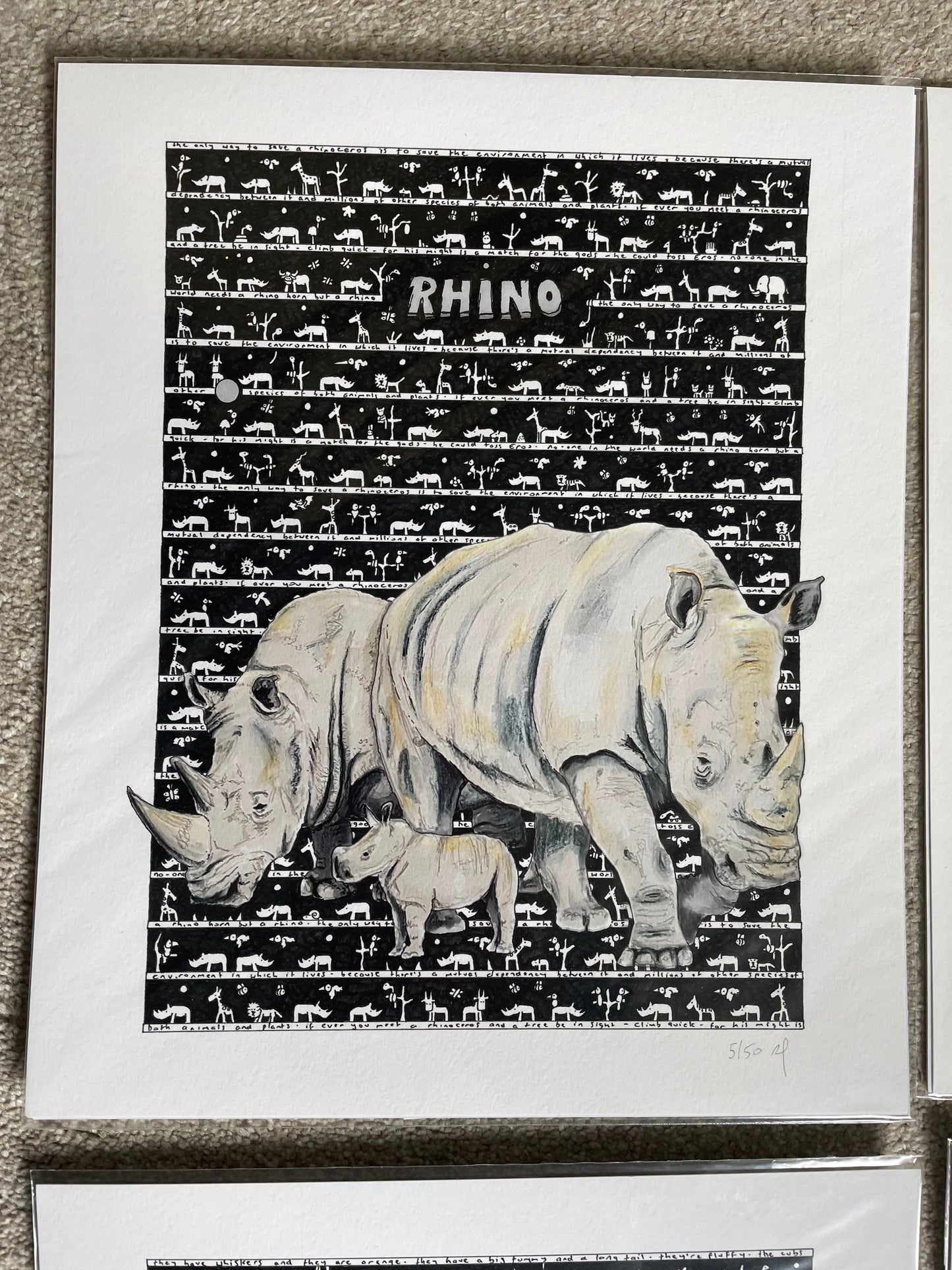 Sale Print - Rhino