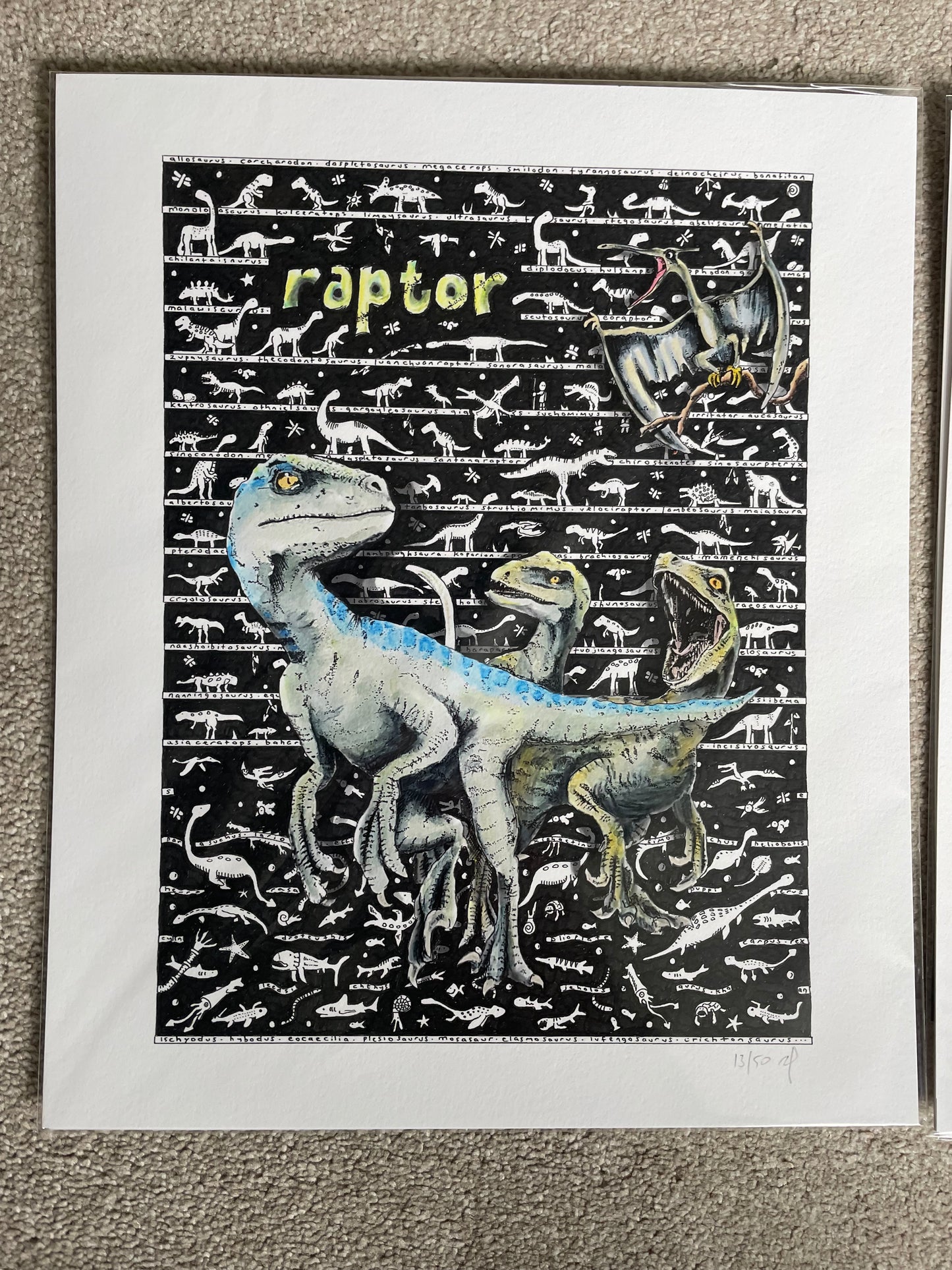 Sale Print - Dino Raptor