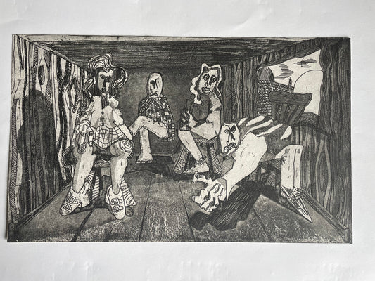 One Off - "The House" Lithograph Print