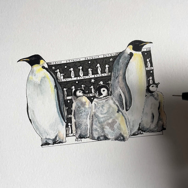 Penguin Fleece Blanket