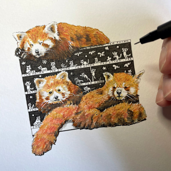 Red Panda Original Art