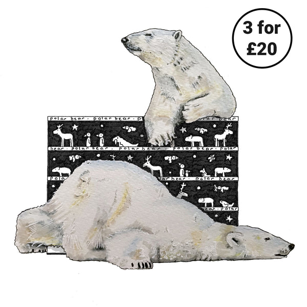 Polar Bear Square Print