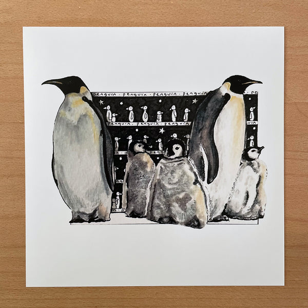 Penguin Square Print