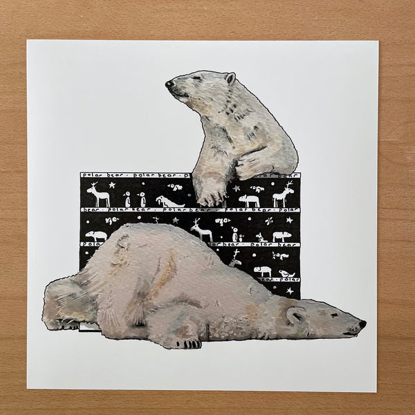 Polar Bear Square Print