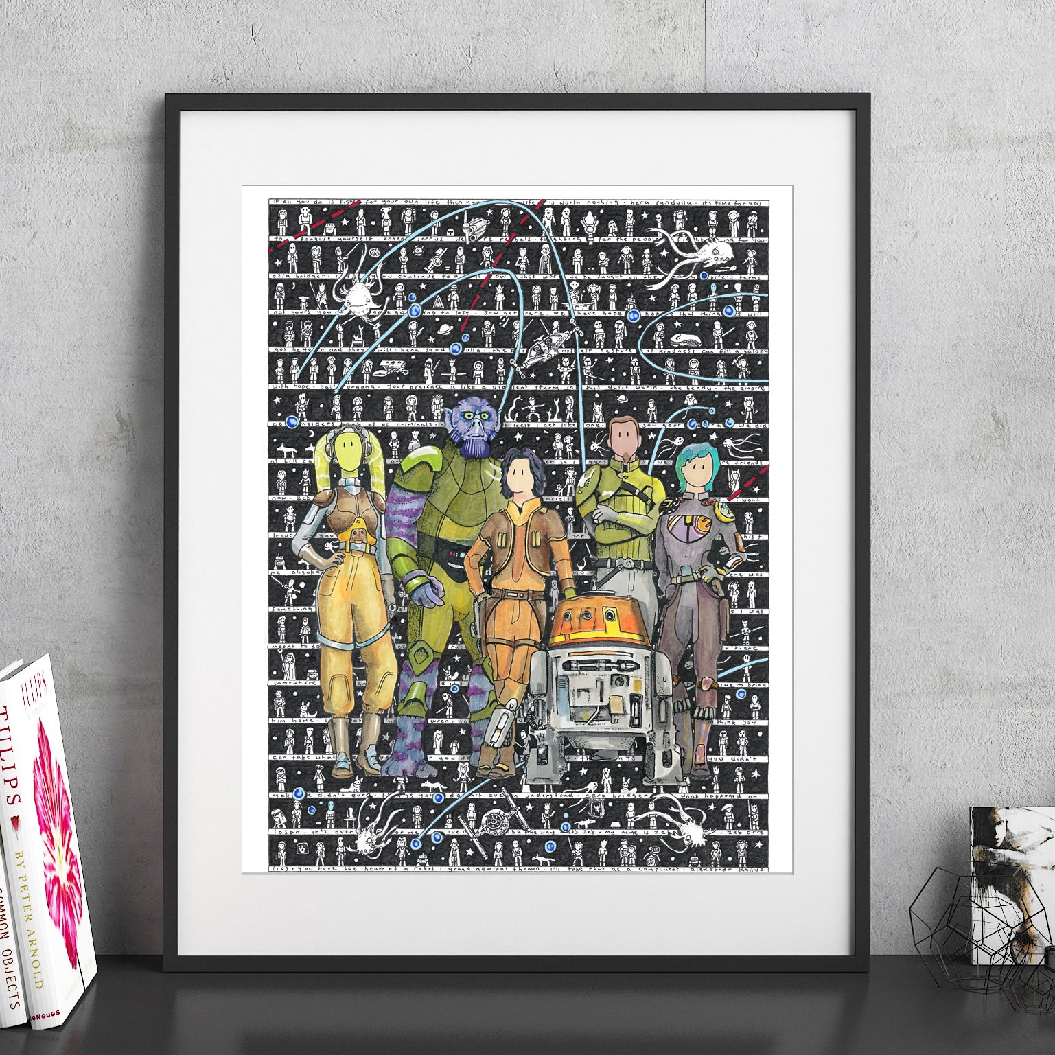Rebels Fine Art Print - The Tiny Art Co