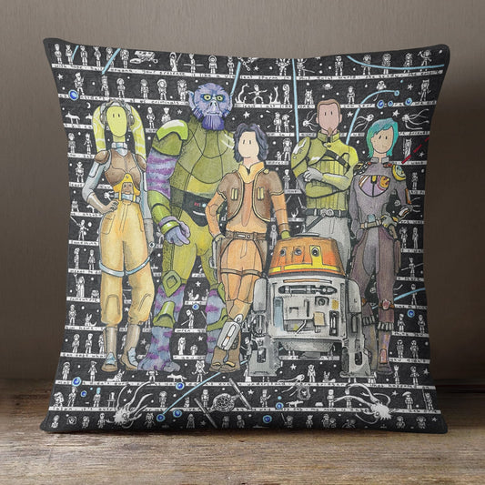 Rebels Cushion - The Tiny Art Co