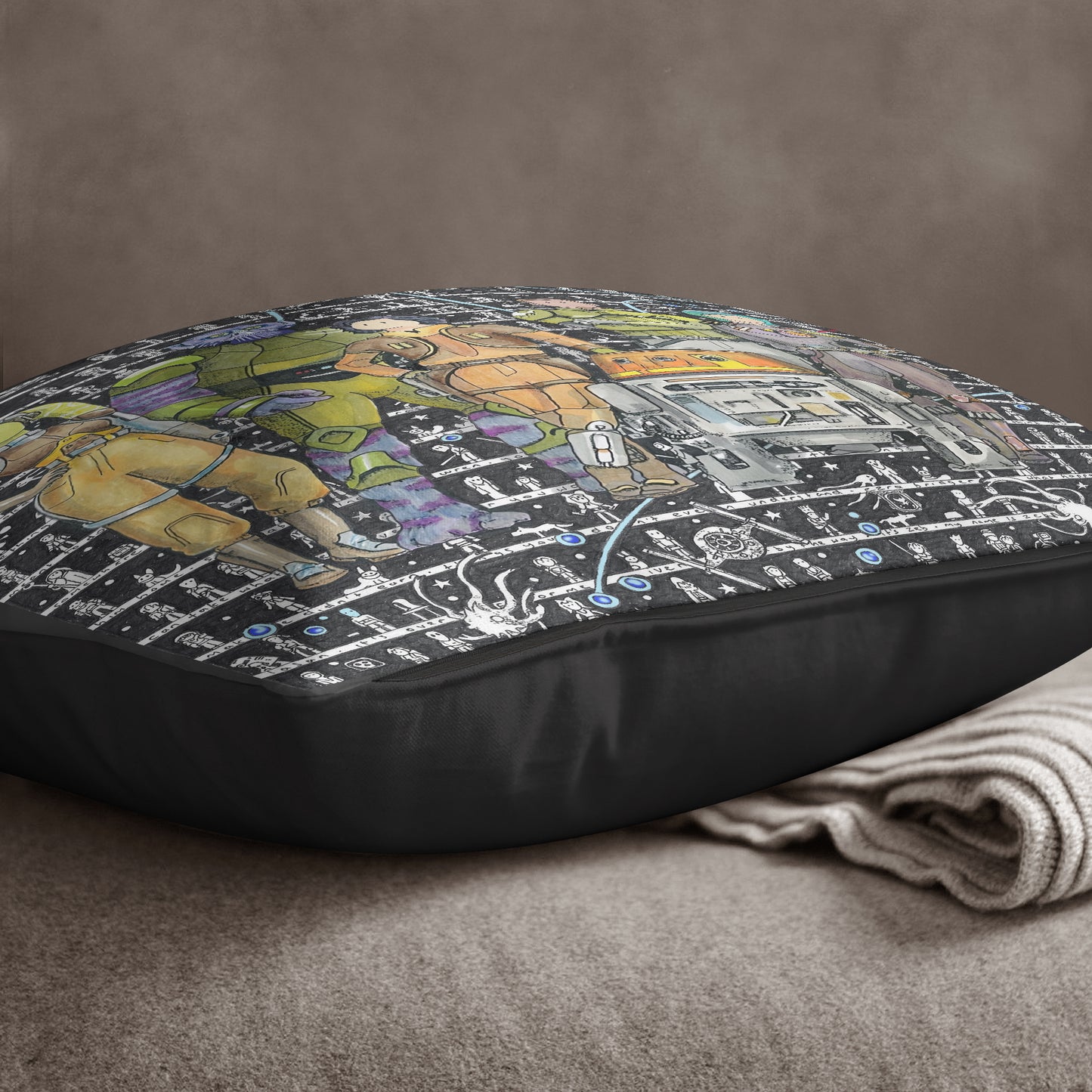 Rebels Cushion - The Tiny Art Co
