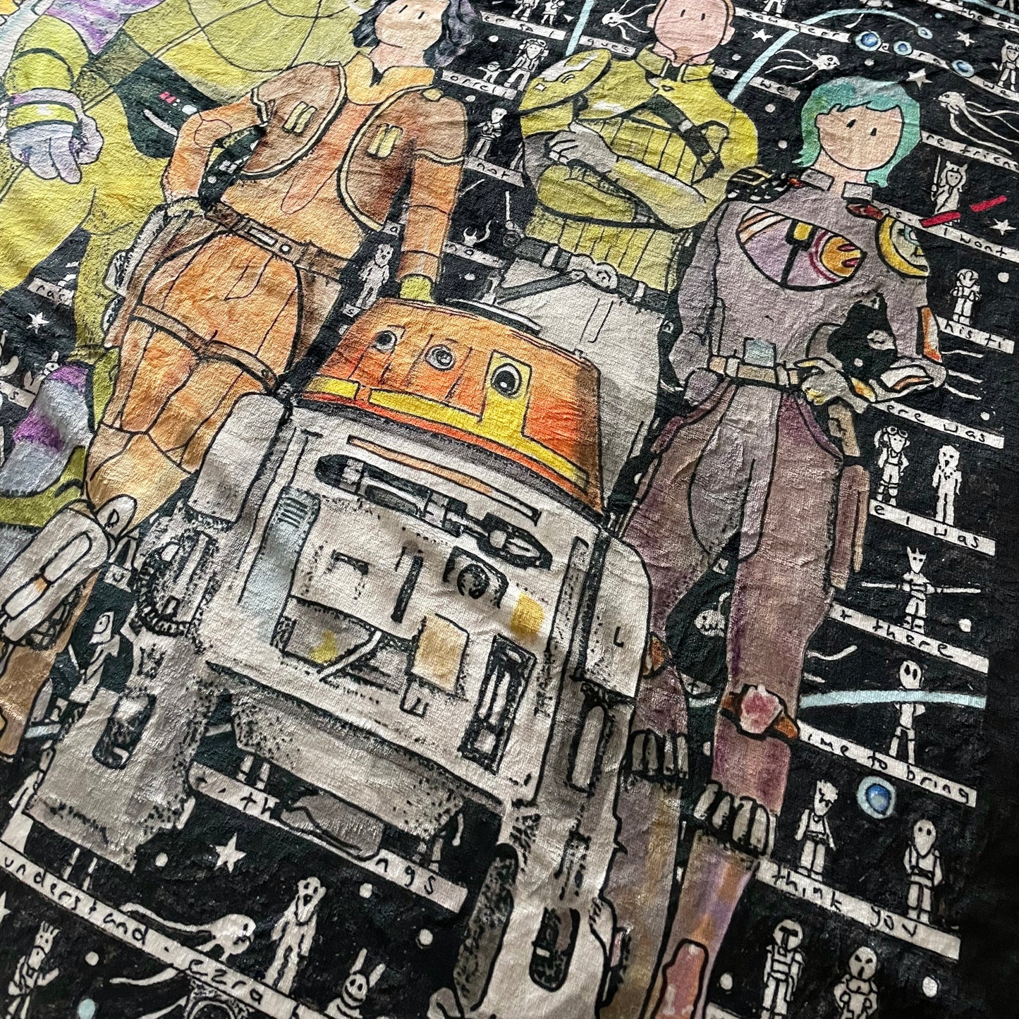 SW Rebels Fleece Blanket - The Tiny Art Co