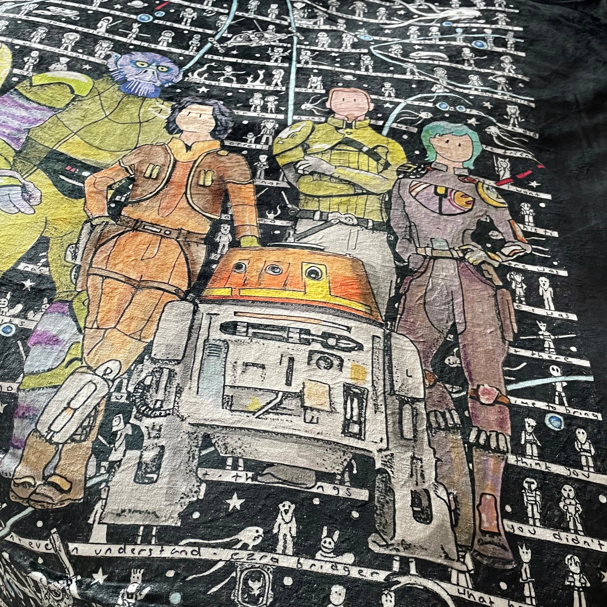SW Rebels Fleece Blanket - The Tiny Art Co