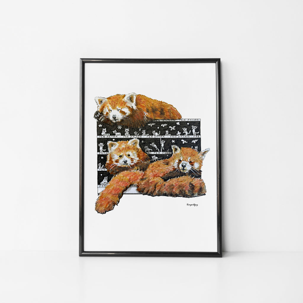 Red Pandas Standard Print