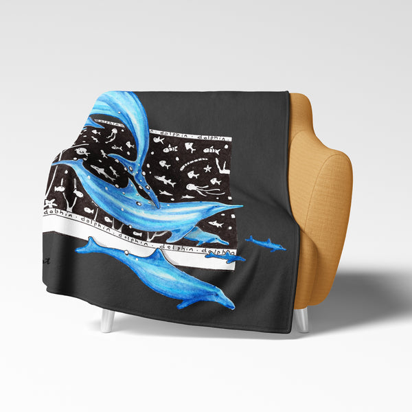 Dolphin Fleece Blanket